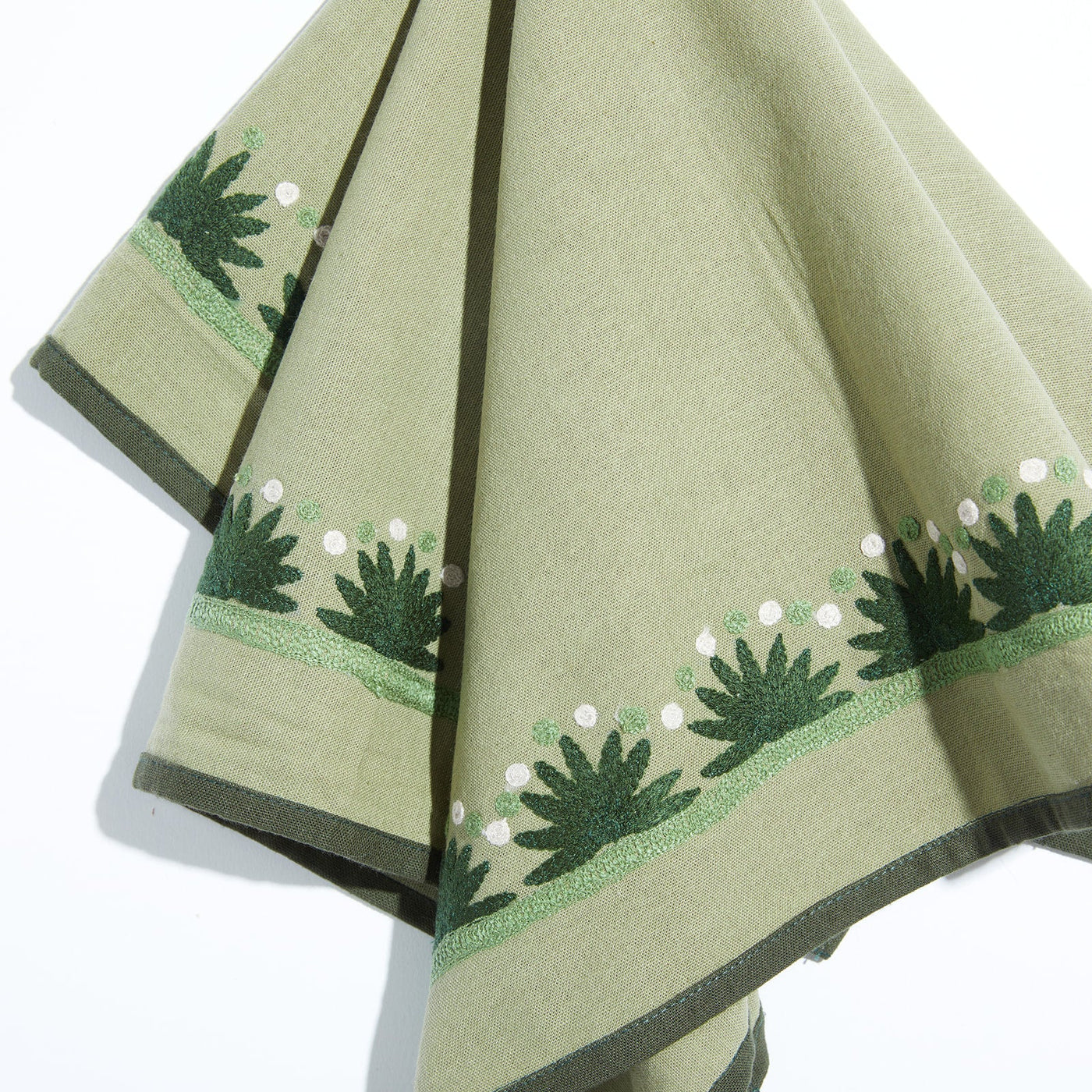 Starburst Napkin in Evergreen