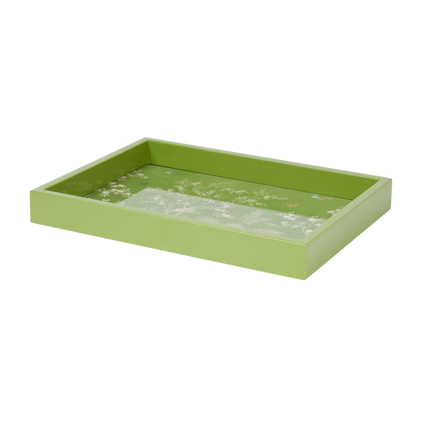 Small Chinoiserie Tray (Various Colors)