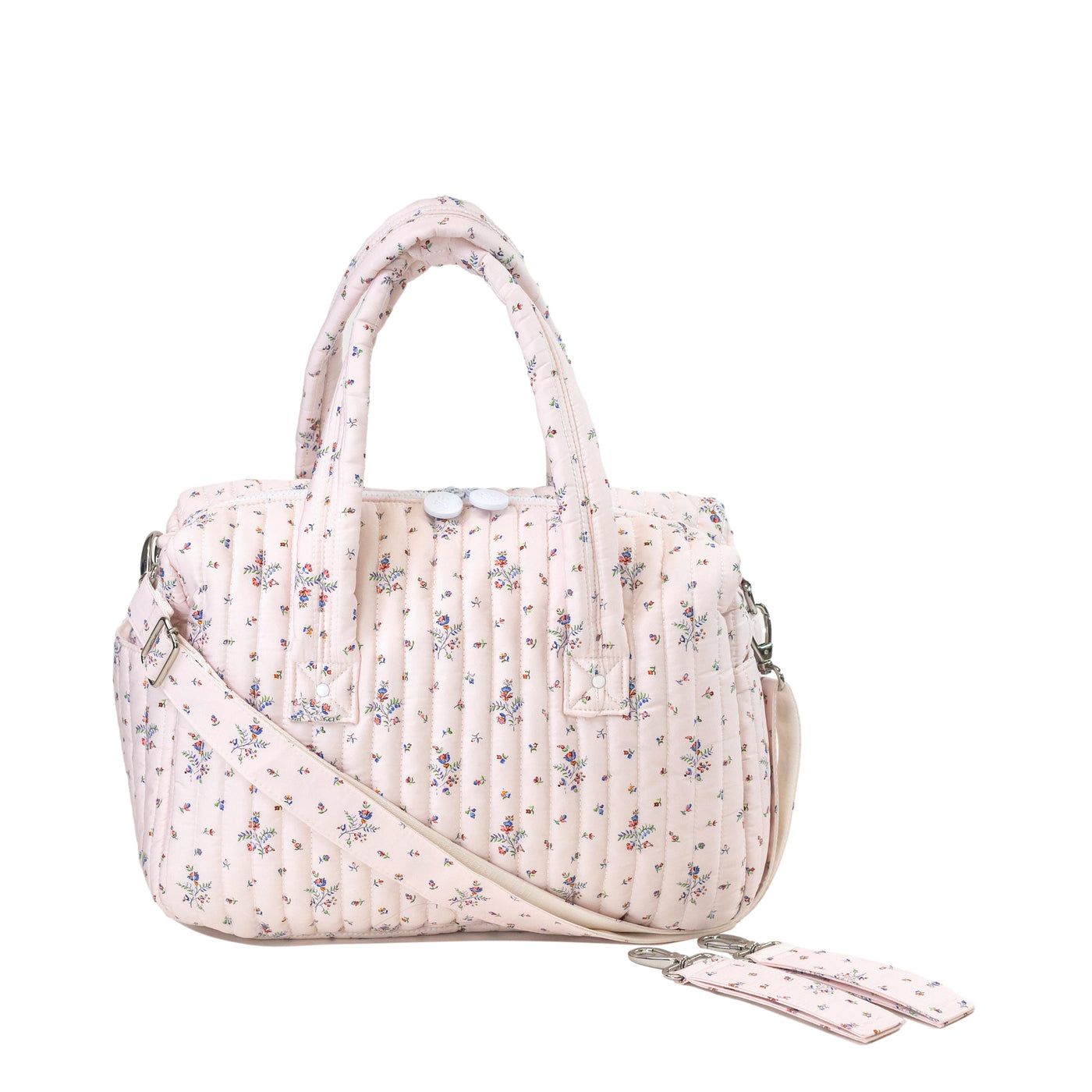 Quilted Stroller Bag in Fleurie