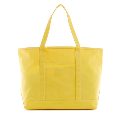Coated Canvas Maxi Tote (Various Colors)