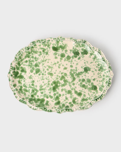 Speckled Oval Serving Plate (Various Colors)