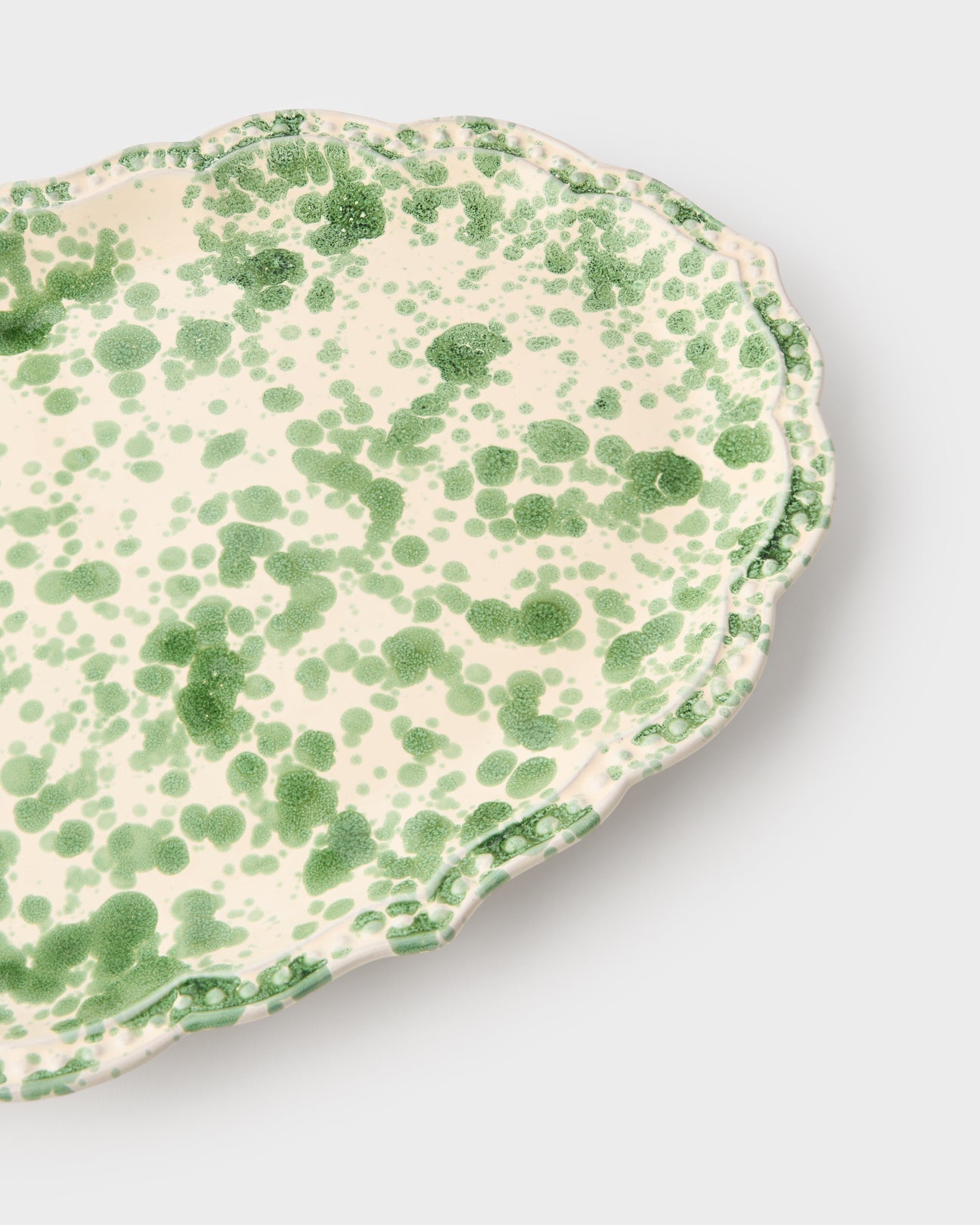 Speckled Oval Serving Plate (Various Colors)