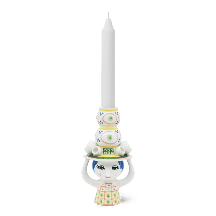 Lady With Hat Candle Holder