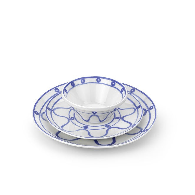 Serenity Salad Plate in Blue