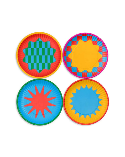 Bright Melamine Dessert Plates