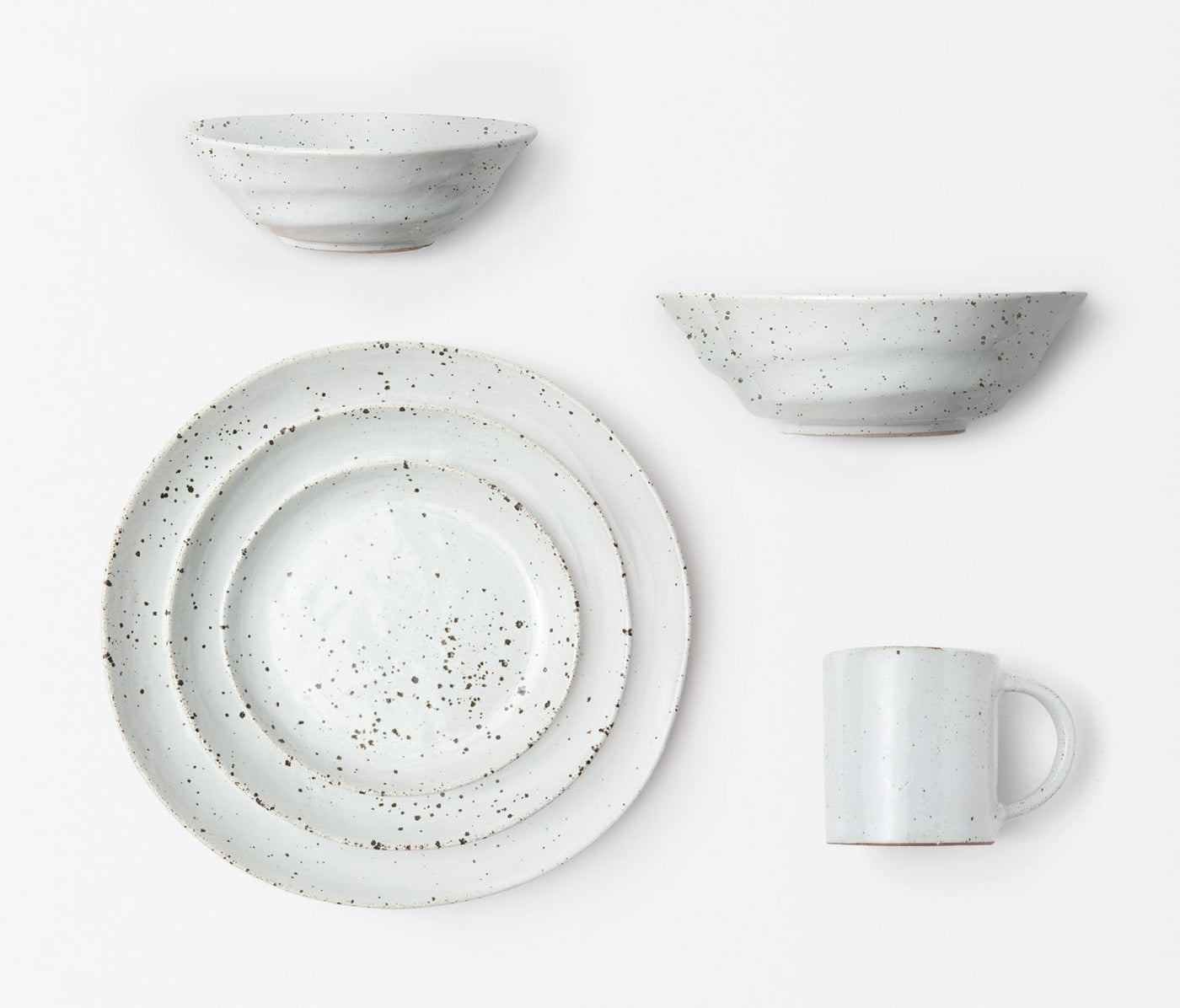 White Salt Glaze Dinnerware