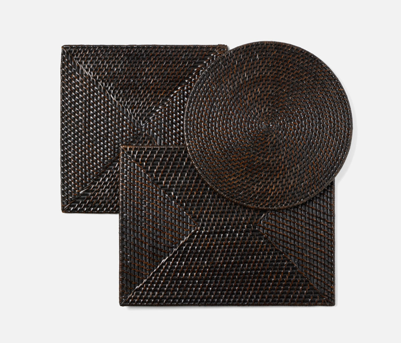 Polished Rattan Placemats (Various Sizes)