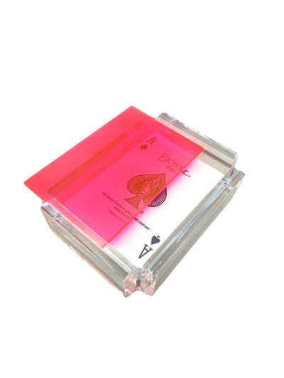 Acrylic Single Card Deck