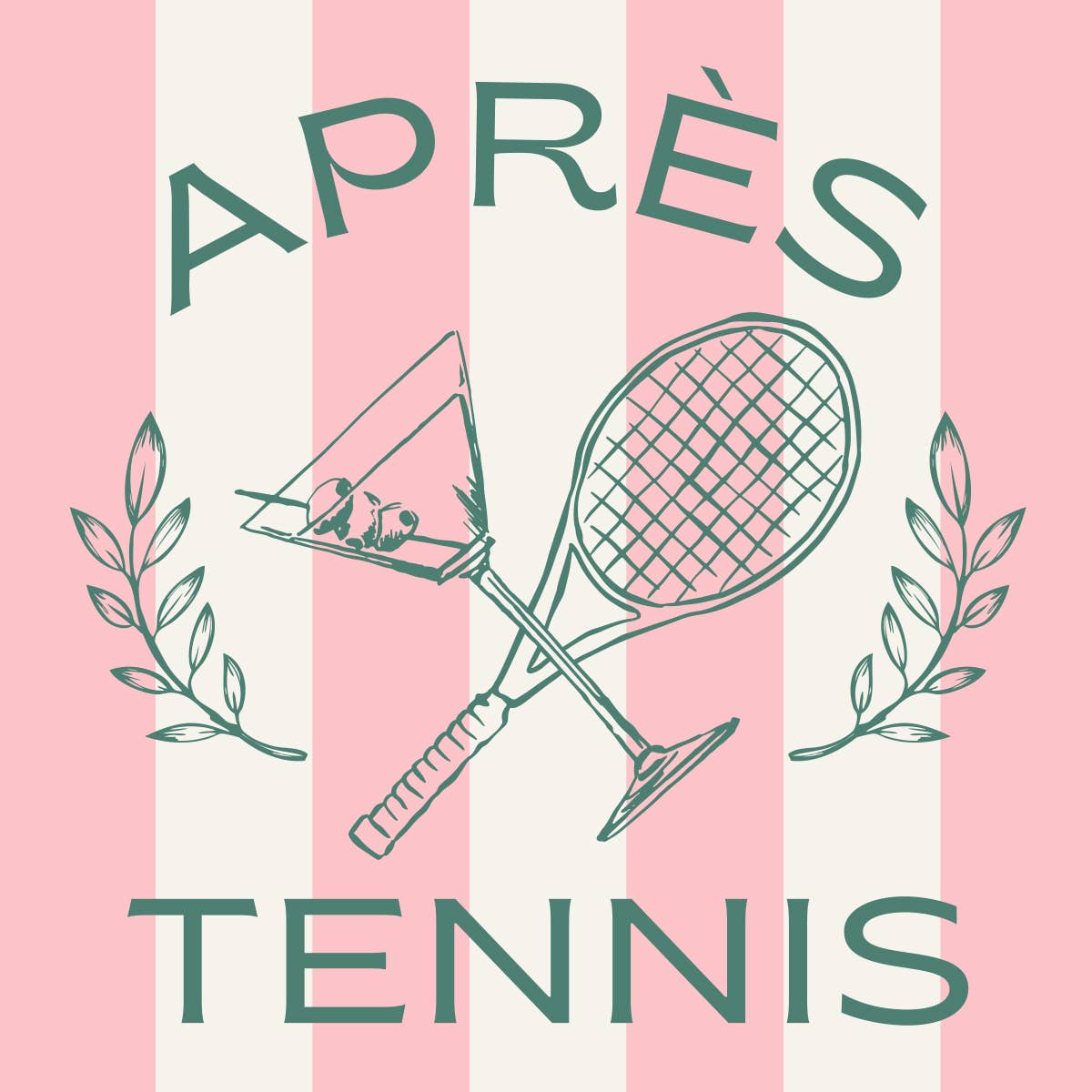 Apres Tennis Paper Napkins