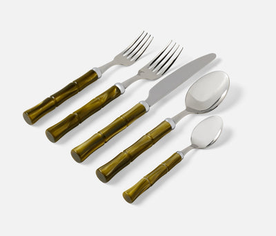 Lucy Bamboo 5 Piece Flatware