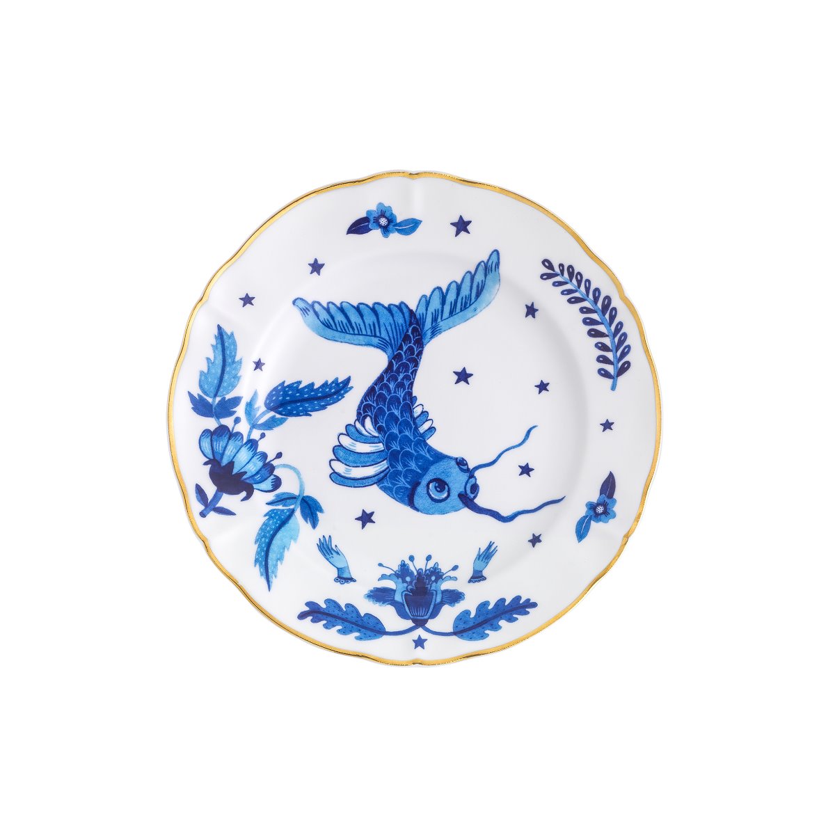 Blue Fish Fruit Plate