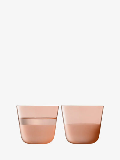 Arc Contrast Tumbler in Coral