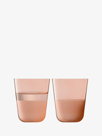 Arc Contrast Tumbler in Coral