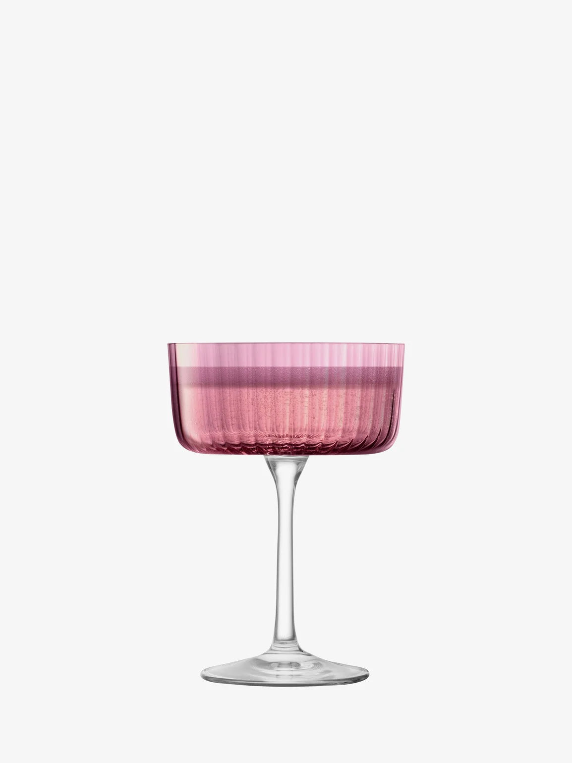 Gems Cocktail Glass in Pink (Set of 4)