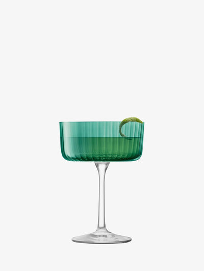 Gems Cocktail Glass in Green (Set of 4)