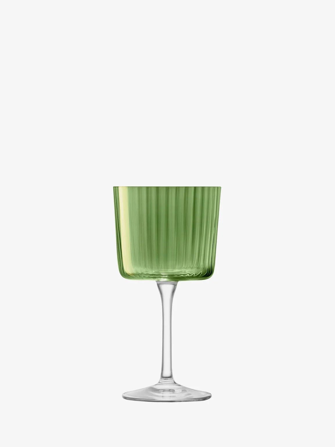 Gems Wine Glasses in Green (set of 4)
