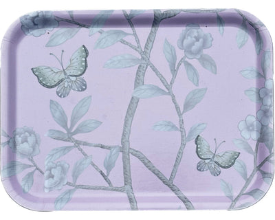 Small Rectangle Chinoiserie Tray (Various Colors)