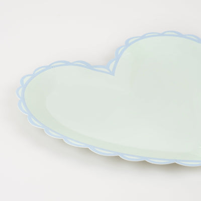 Pastel Heart Large Plate