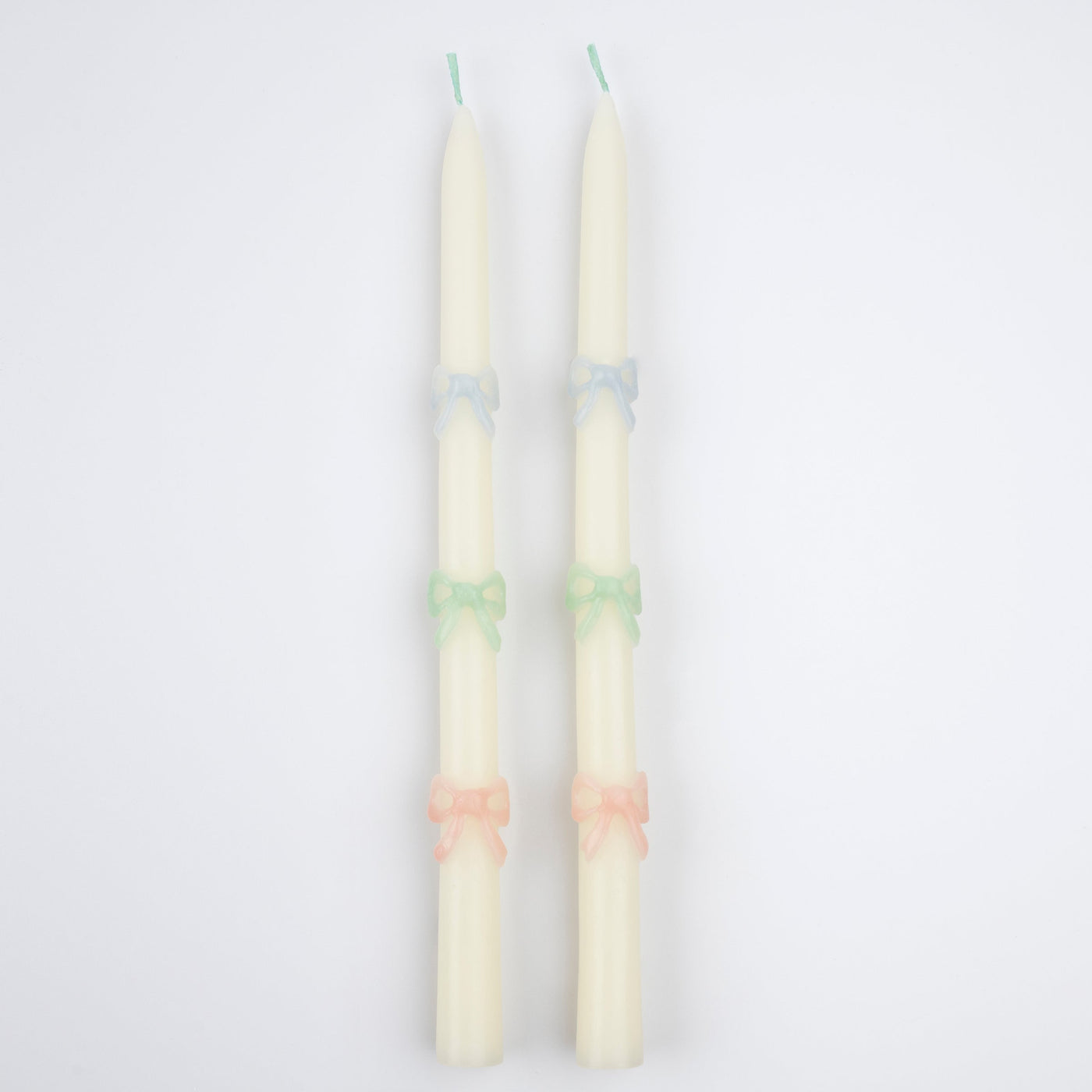Multicolor Bow Candles