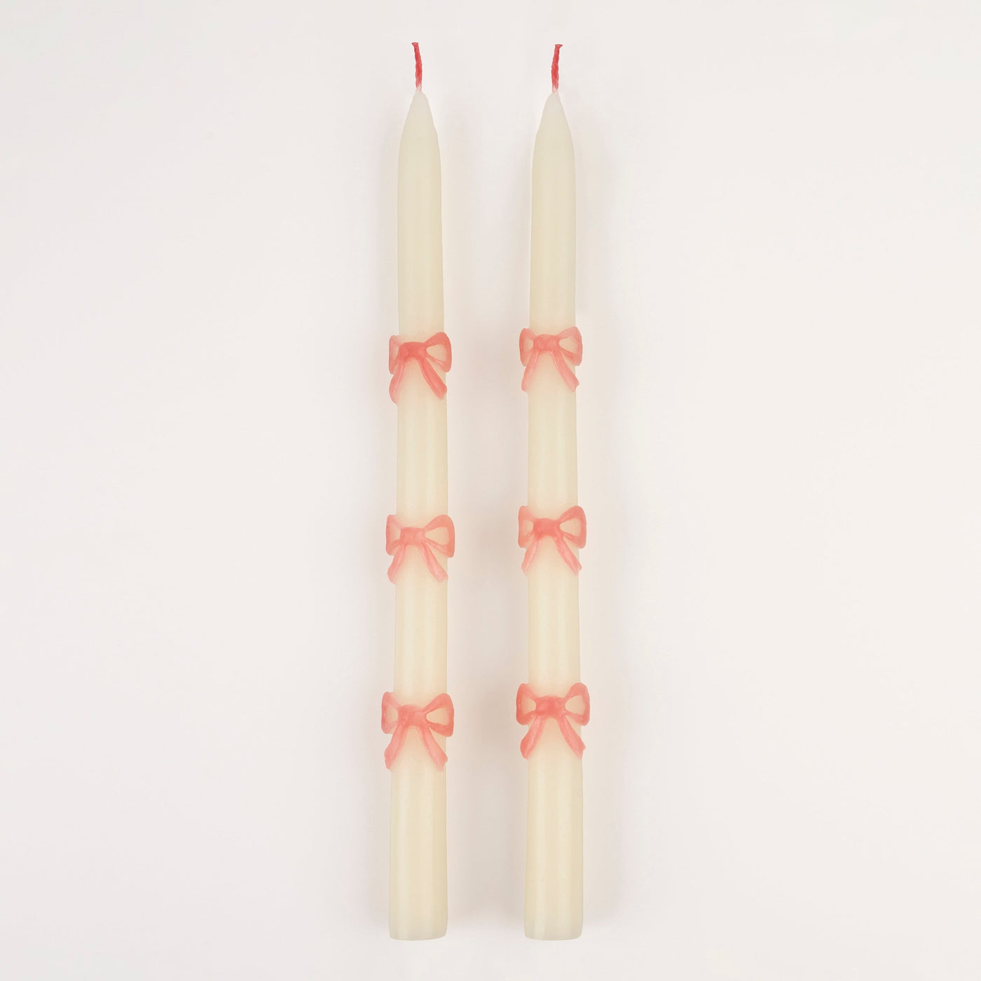 Pink Bow Candles