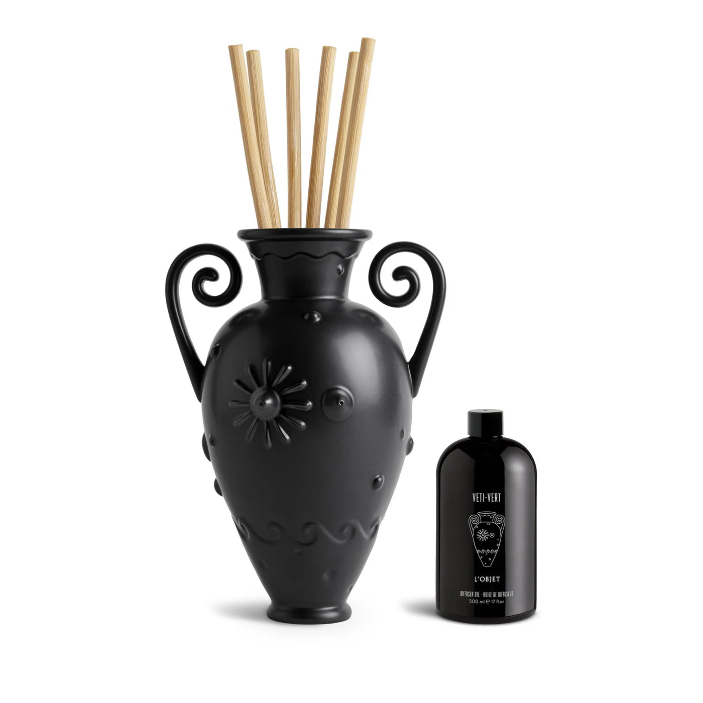 Pantheon Orpheus Amphora Diffuser Set - Black