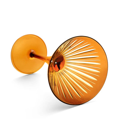 Prism Martini Glass in Amber