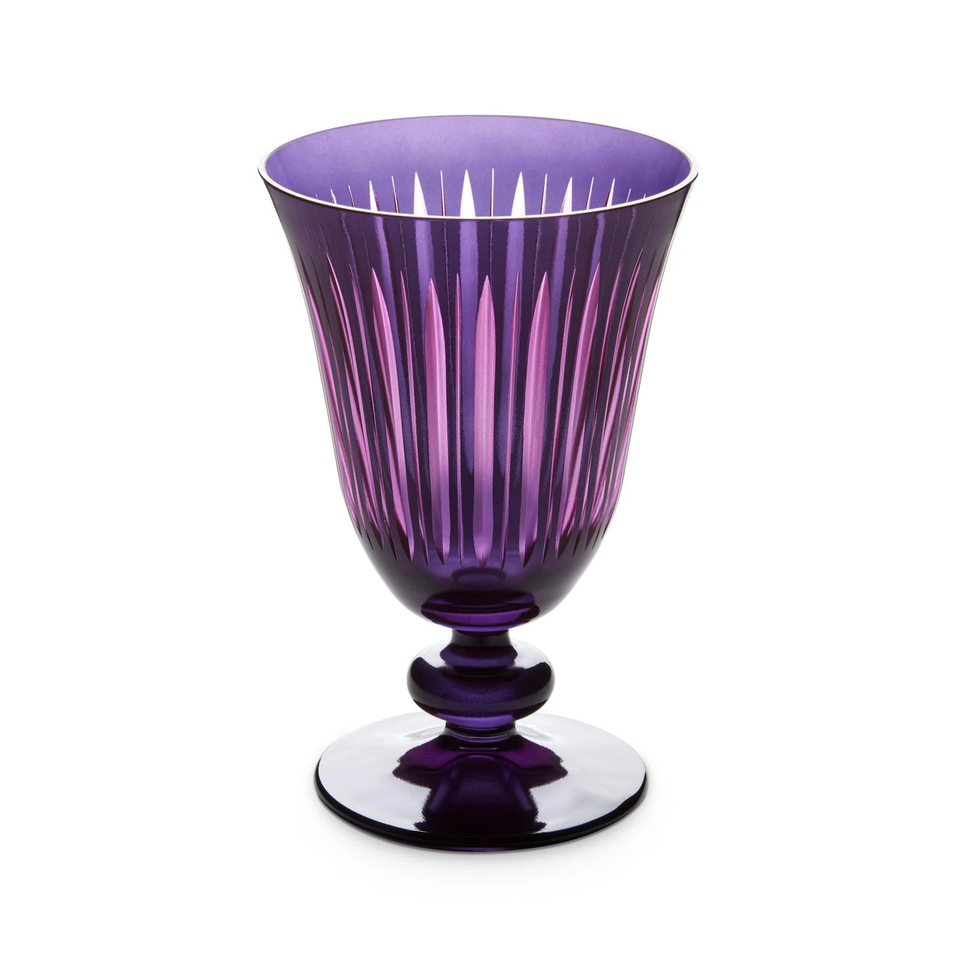 Prism Wine Glasses in Purple