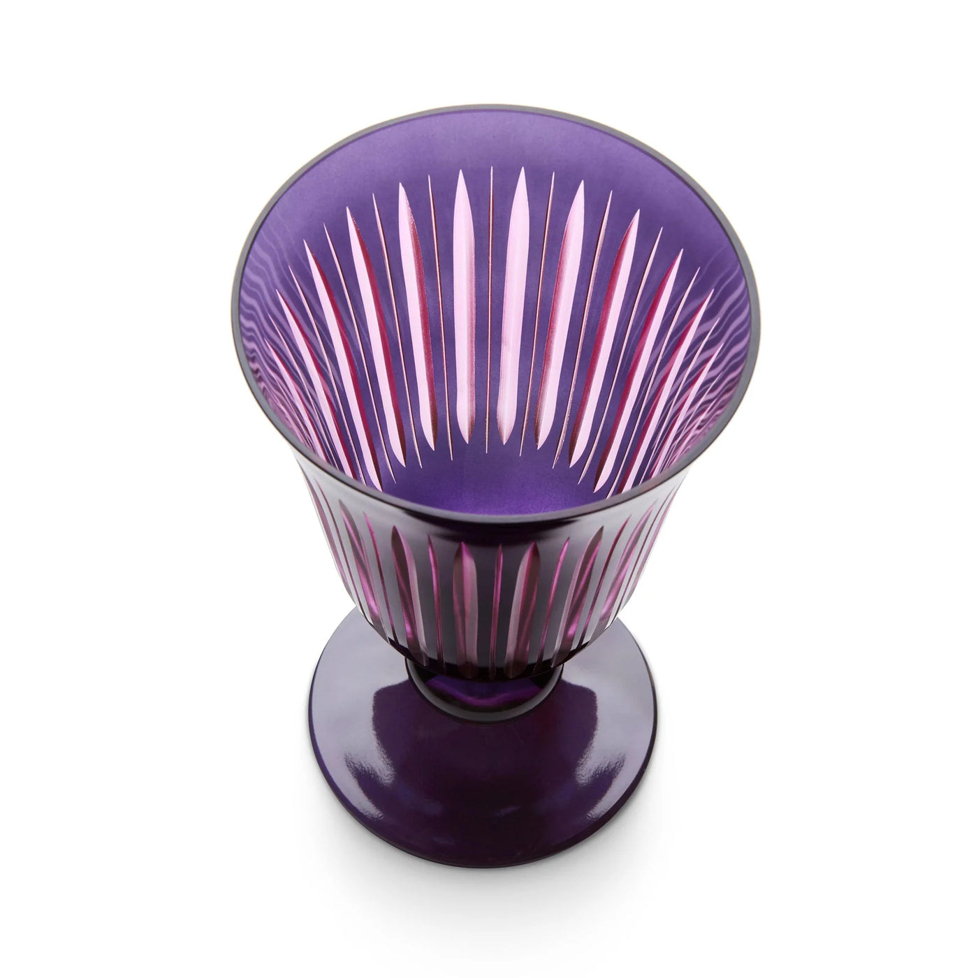 Prism Wine Glasses in Purple