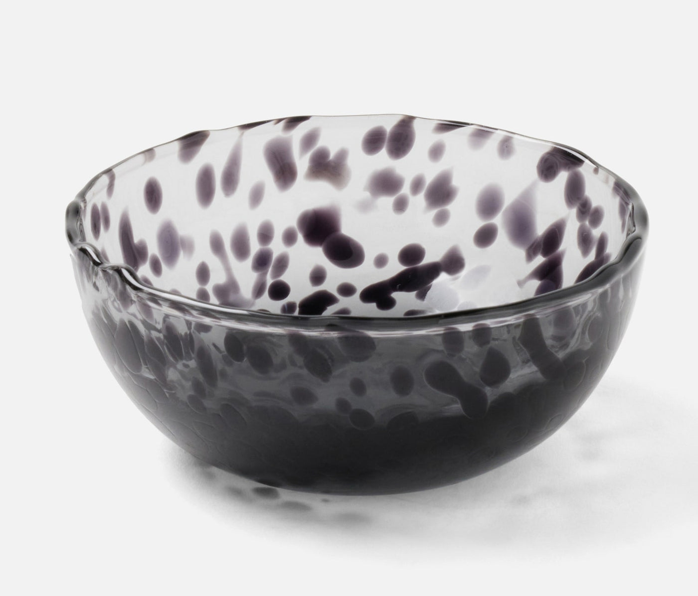 Leopard Hand Blown Bowl