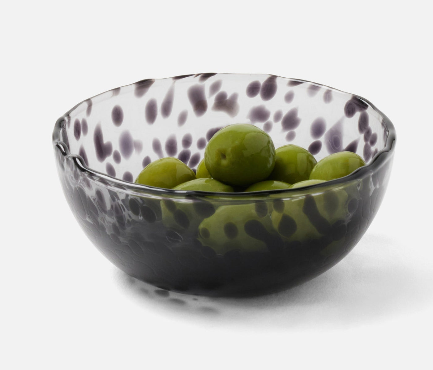 Leopard Hand Blown Bowl