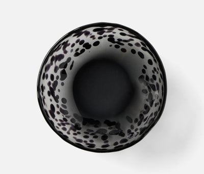 Leopard Hand Blown Bowl