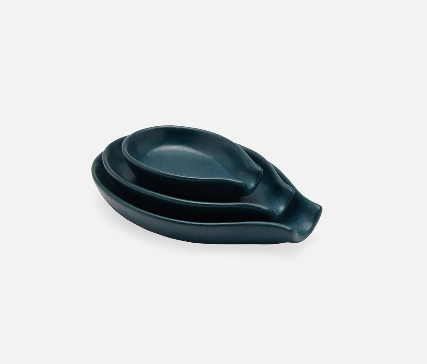 Midnight Teal Spoon Rest (Set of 3)