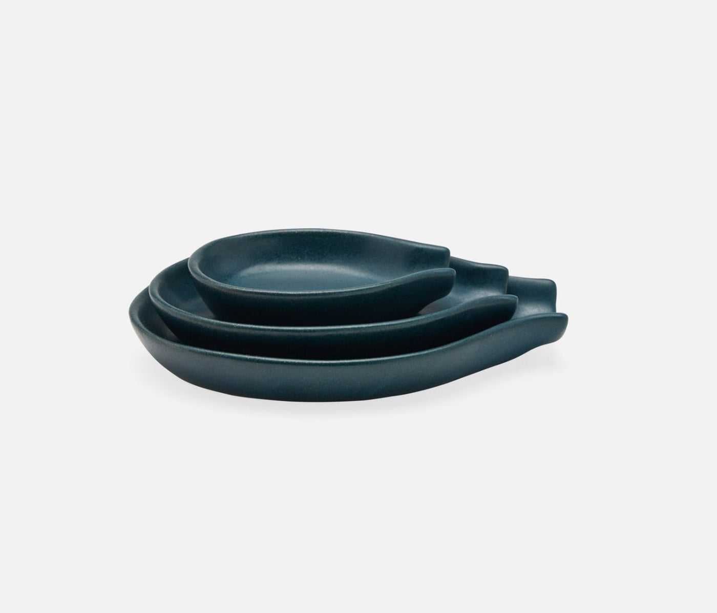 Midnight Teal Spoon Rest (Set of 3)