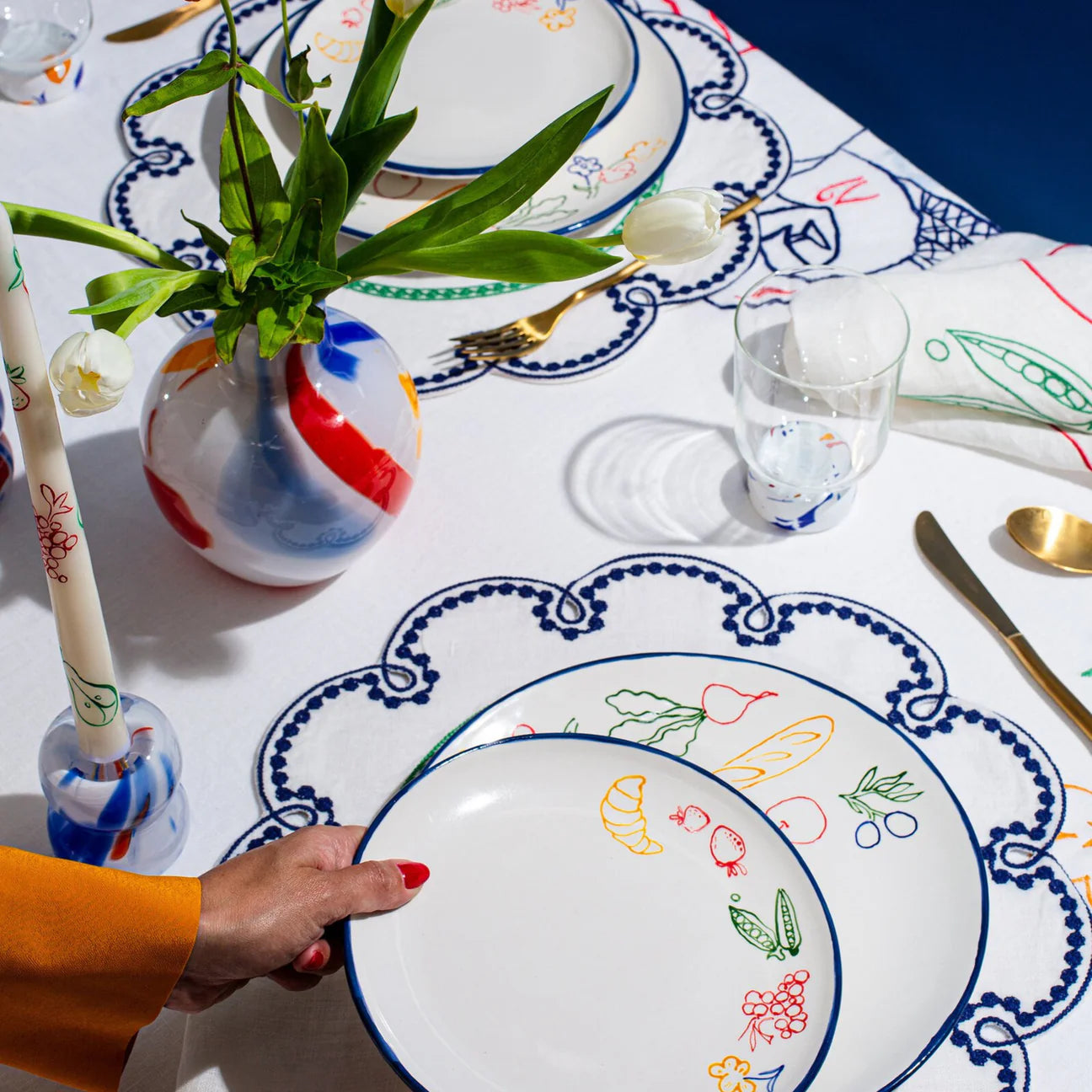 Fruit & Veggie Dinner Plate