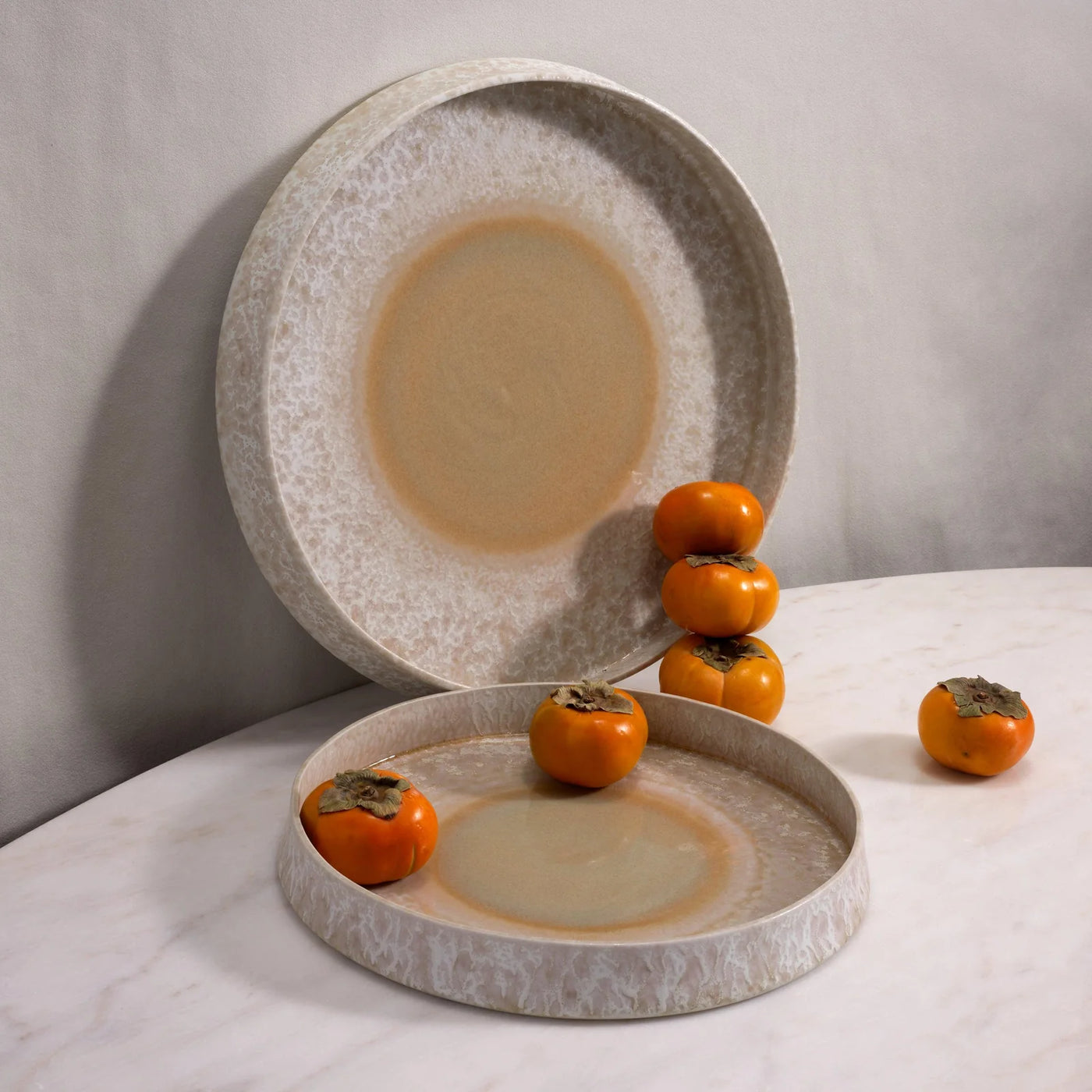 Dusty Rose Terra Round Platter