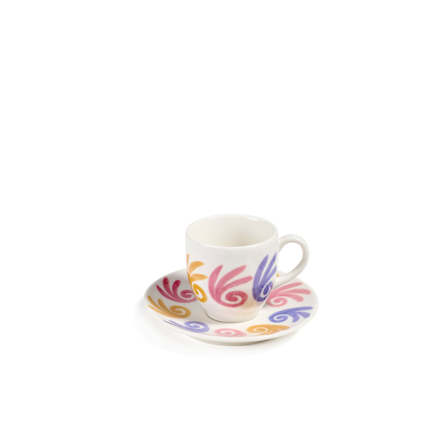 Gaia Espresso Cup and Saucer (Various Colors)