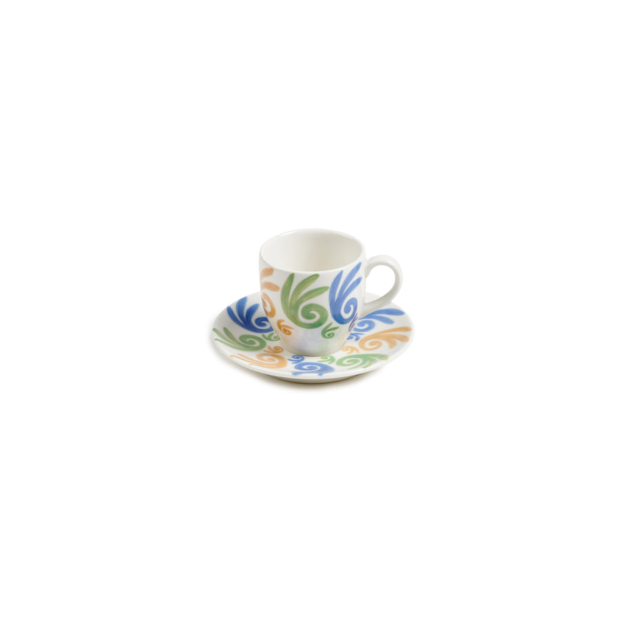 Gaia Espresso Cup and Saucer (Various Colors)