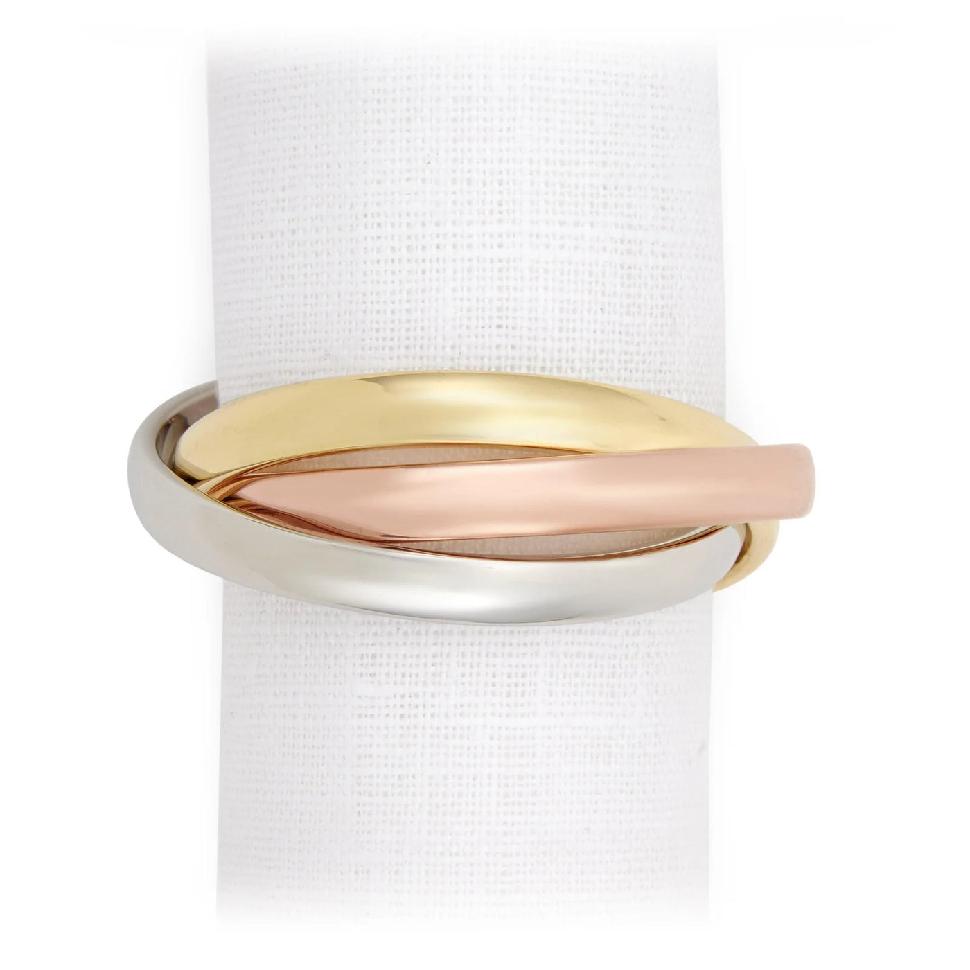 Rose-Gold-Platinum Napkin Rings