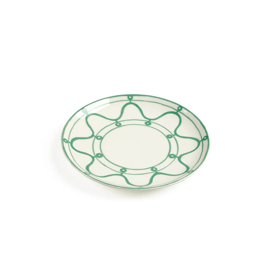 Serenity Salad Plate in Green