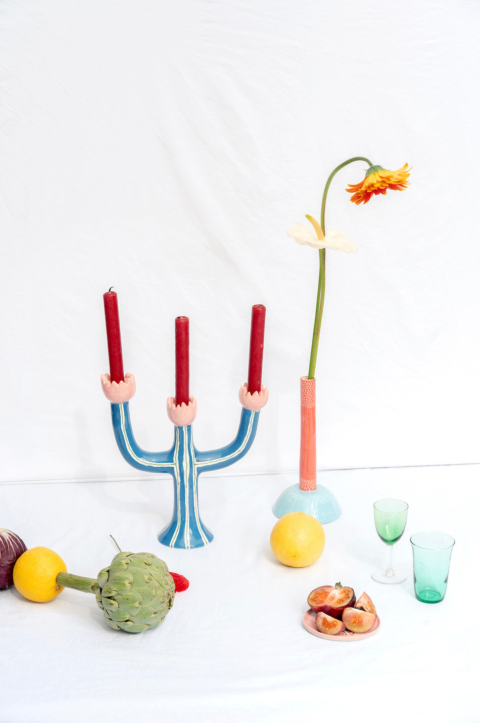 Tulip Candleholder (Various Colors)