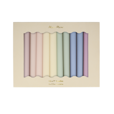 Pastel Taper Candles