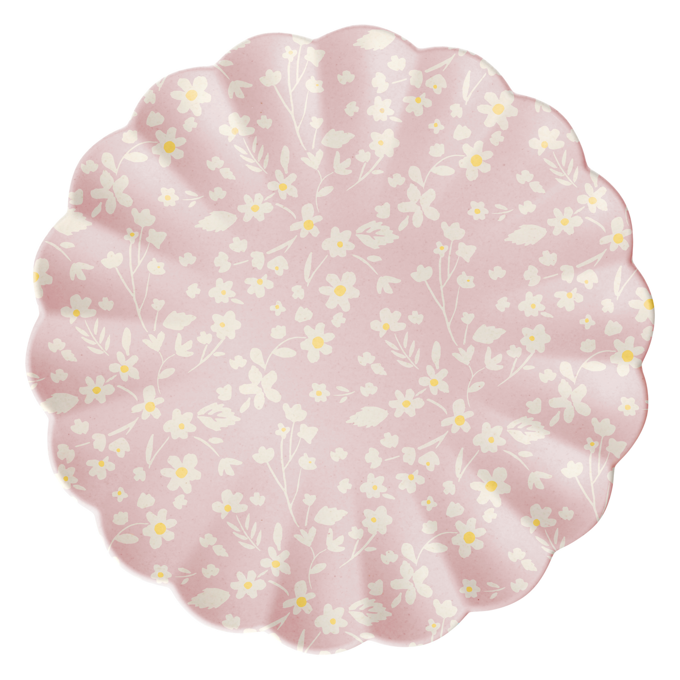 Floral Large Bamboo Plates