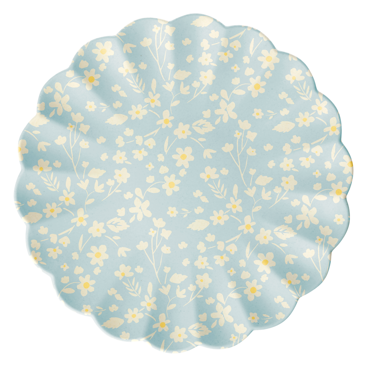 Floral Large Bamboo Plates