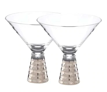 Truro Platinum Martini Glasses
