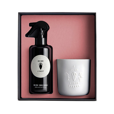 Rose Noire Room Spray + Candle Gift Set