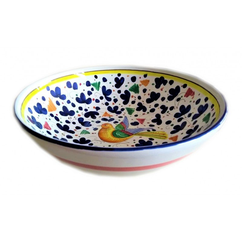 Arabesco Cereal Bowl in Blue & Yellow