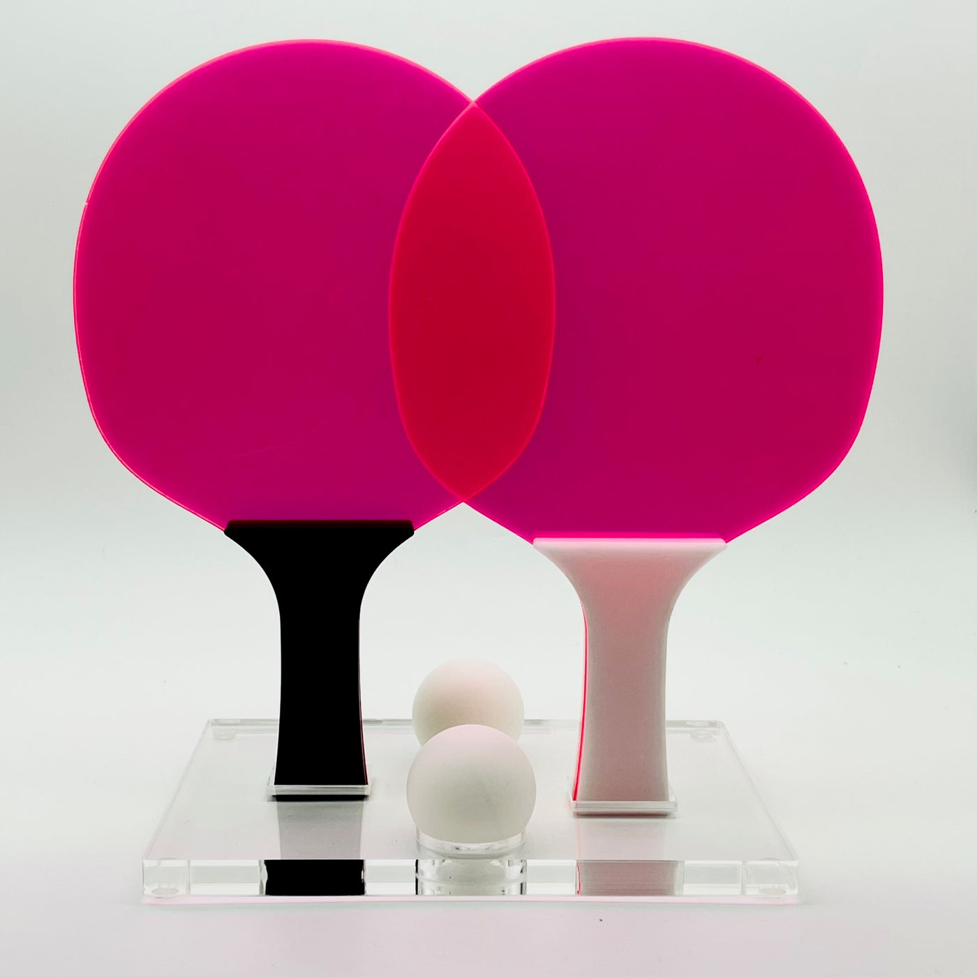 Acrylic Ping Pong Set (Various Colors)