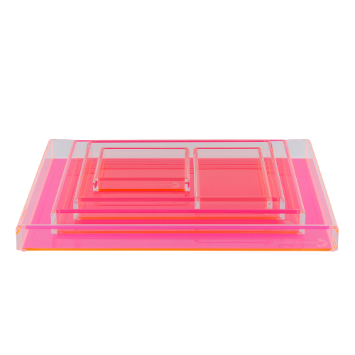 Small Rectangular Tray in Pink