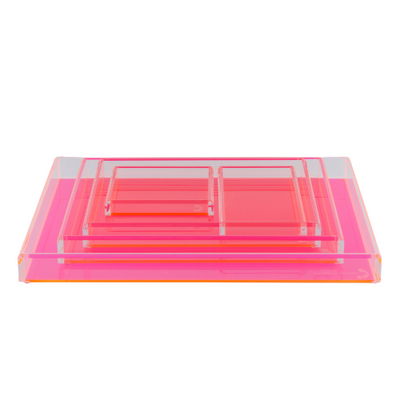 XS Rectangular Tray in Pink