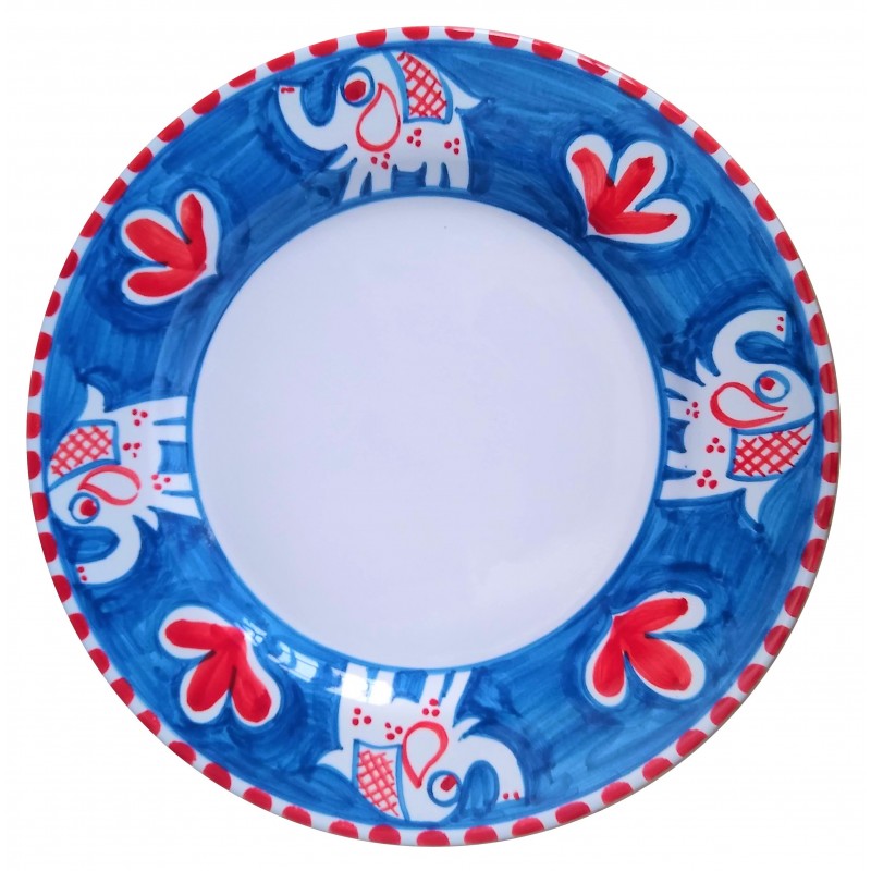 Ceramic Plate in Elephant